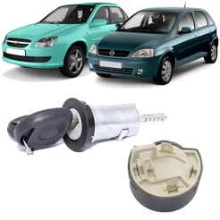 Cilindro Ignição E Comutador Classic 2004 a 2010 Corsa 94 a 2002 Corsa Pick Up 95 a 2003 Com Chaves