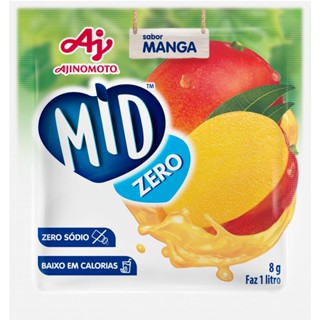Refresco em Pó MID Zero Açúcar Sabor Manga 8g