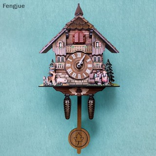 Relógio De Parede Cuco Fengjue Vintage Cuckoo Tree House Clock BR