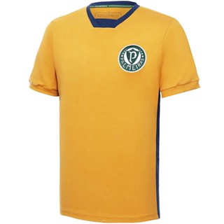 Camisa Palmeiras Retrô Manga Curta Goleiro 1975 Masculina