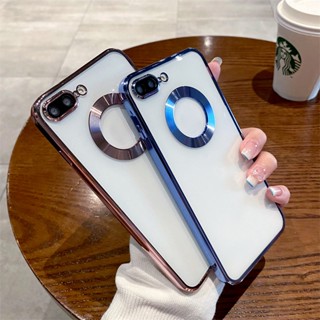 Caixa Verde De Proteção Para Telefone Com Lente De Câmera Compatível iPhone 7 8 Plus se 2020 2022 X XR XS MAX Plating ip8 Clear Soft Case