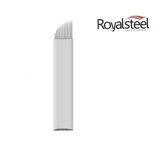 Lâmina Ultra Blade Royal Steel (Anvisa) - 12 Pontas Flex 0.20mm Chanfrada/Branca