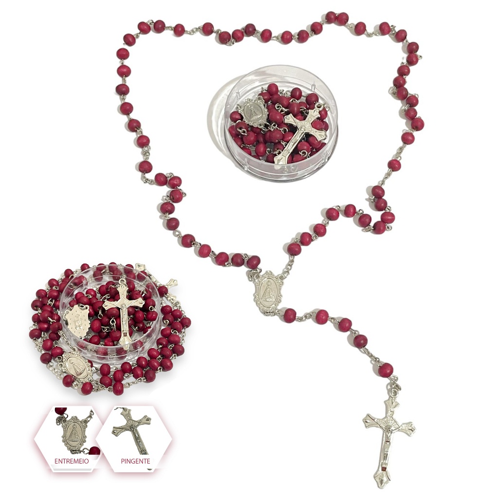 Terço perfumado Nossa Senhora Aparecida em Oferta na Shopee