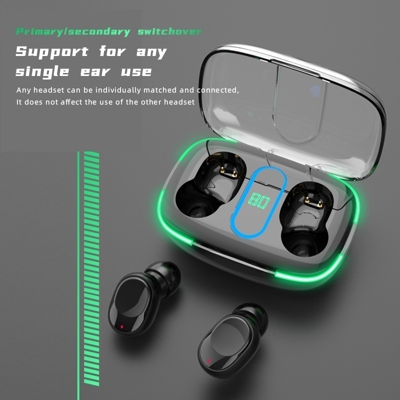 Y90 Fones De Ouvido Sem Fio Bluetooth 5.3, fones De Som HiFi Sem Perdas, Esportivo e para Smartphone