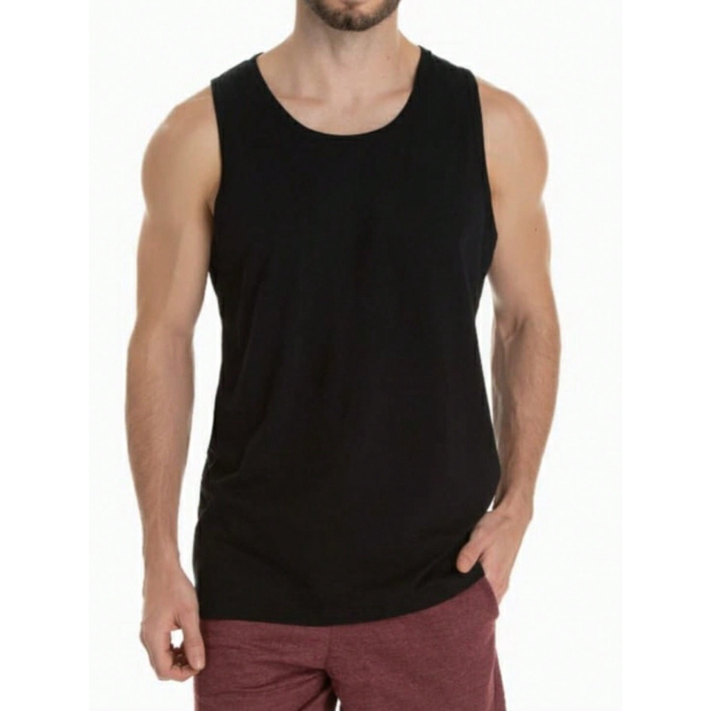 Camiseta Regata Masculina Básica Camisa Cavada Malha Treino Academia Musculação Crossfit Caminhada