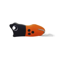 Isca Artificial Frog Monster Popper Matadeira Sapinho Para Traíra Black Bass e Peixes Agressivos 3D Sapo Super Leve Real