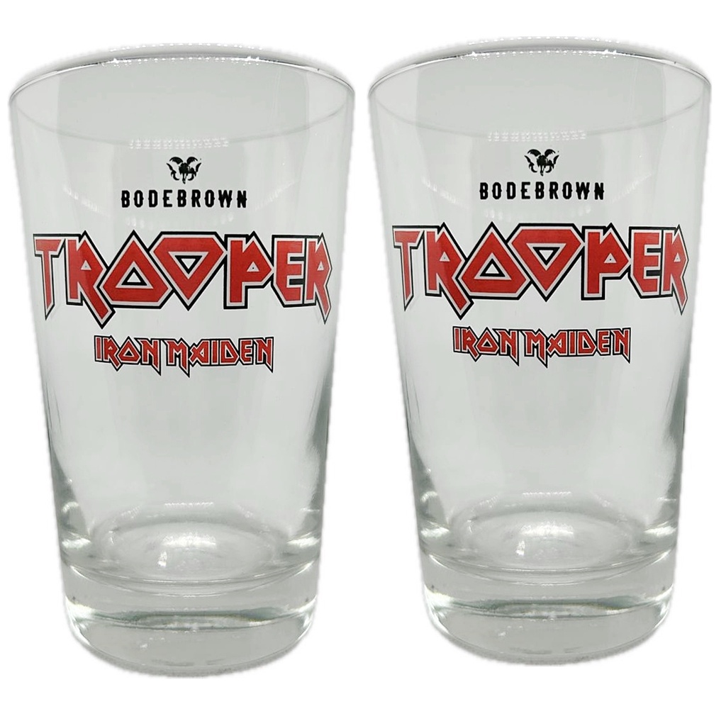 Kit 2 Copos Iron Maiden 350ml Caldereta Bodebrown Original