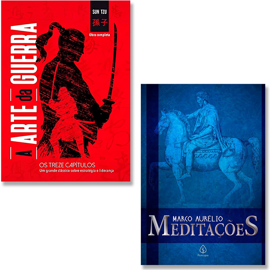 Kit A Arte Da Guerra + Meditações de Marco Aurélio - Ed. Principis