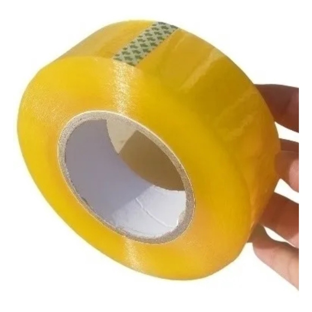 Kit 10 Fita Larga Transparente 500m Embalar Caixa Atacado
