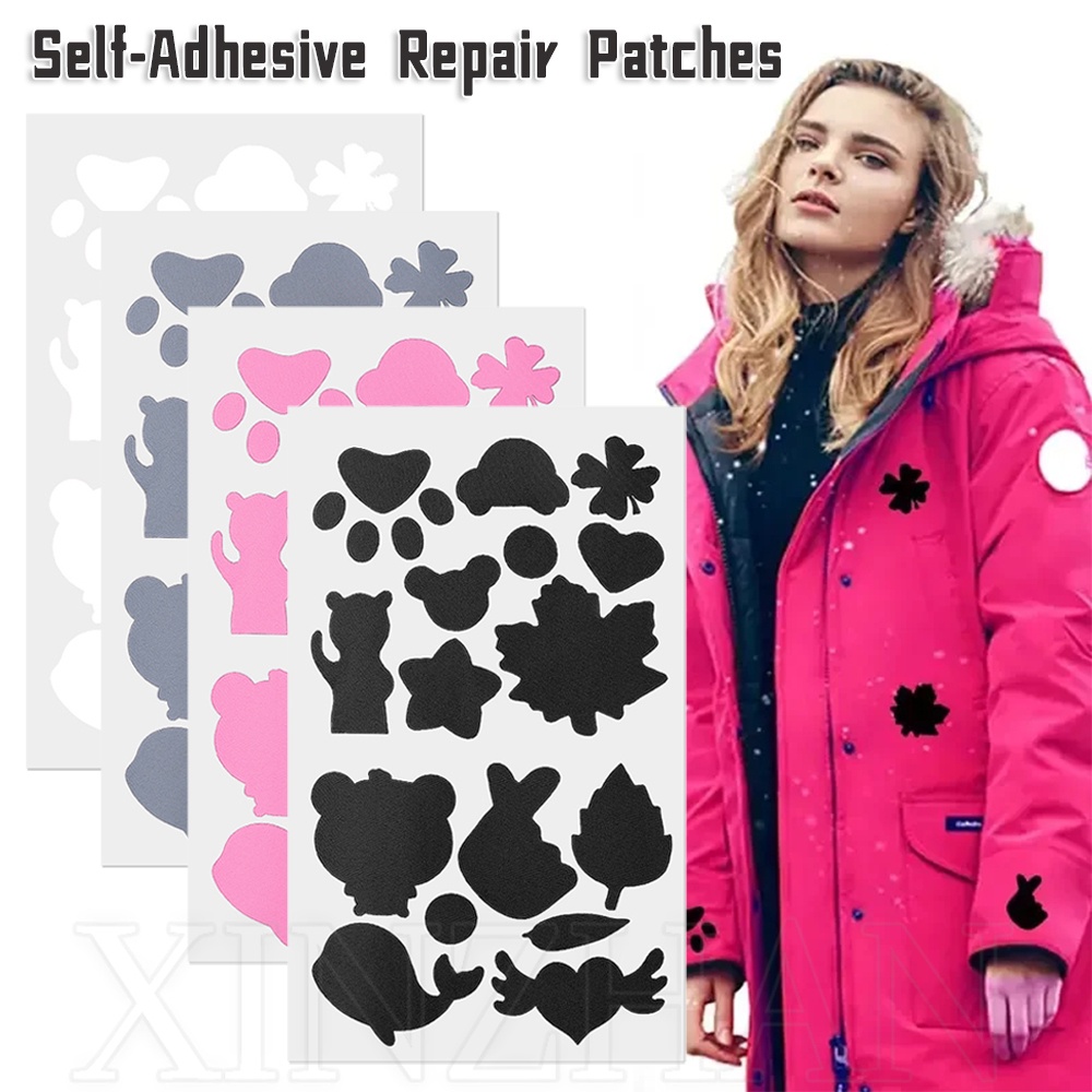 Adesivos Para Reparo De Panos-Furos De Revestimento-Tecido De Costura De Roupas-Autocolantes Com Padrão De Desenho Animado em Oferta na Shopee