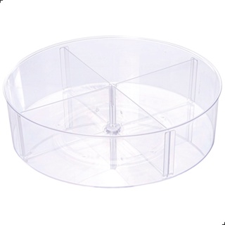 Organizador Giratório Multiuso G 30cm c/ Divisórias em Oferta na Shopee