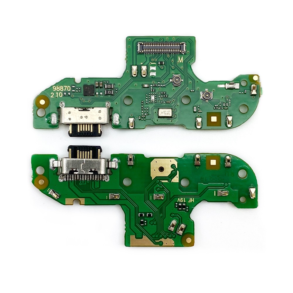 Placa Conector de Carga Microfone Motorola Moto G4 / G5 / G6 / G7 Play / G8 / G9 Plus / G10  / G22 / G30 / G31 / G42 / G50 / G62 / G82 / G100 / G200 Dock Turbo Carga Rápido