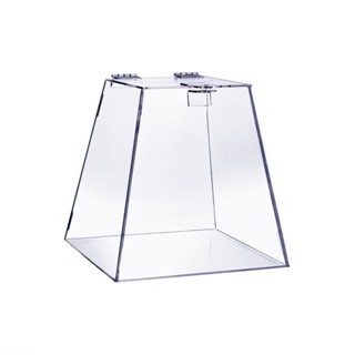 Urna ou Caixa de Acrílico Retangular ou Pirâmide - 20 x 20 x 12cm