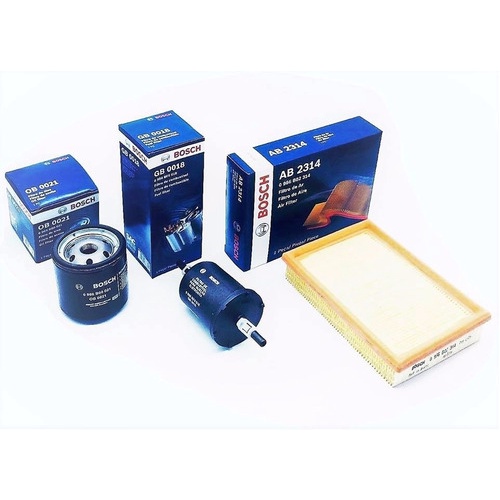 Kit Filtro Ar Combustível Óleo Bosch Celta 1.0 E 1.4