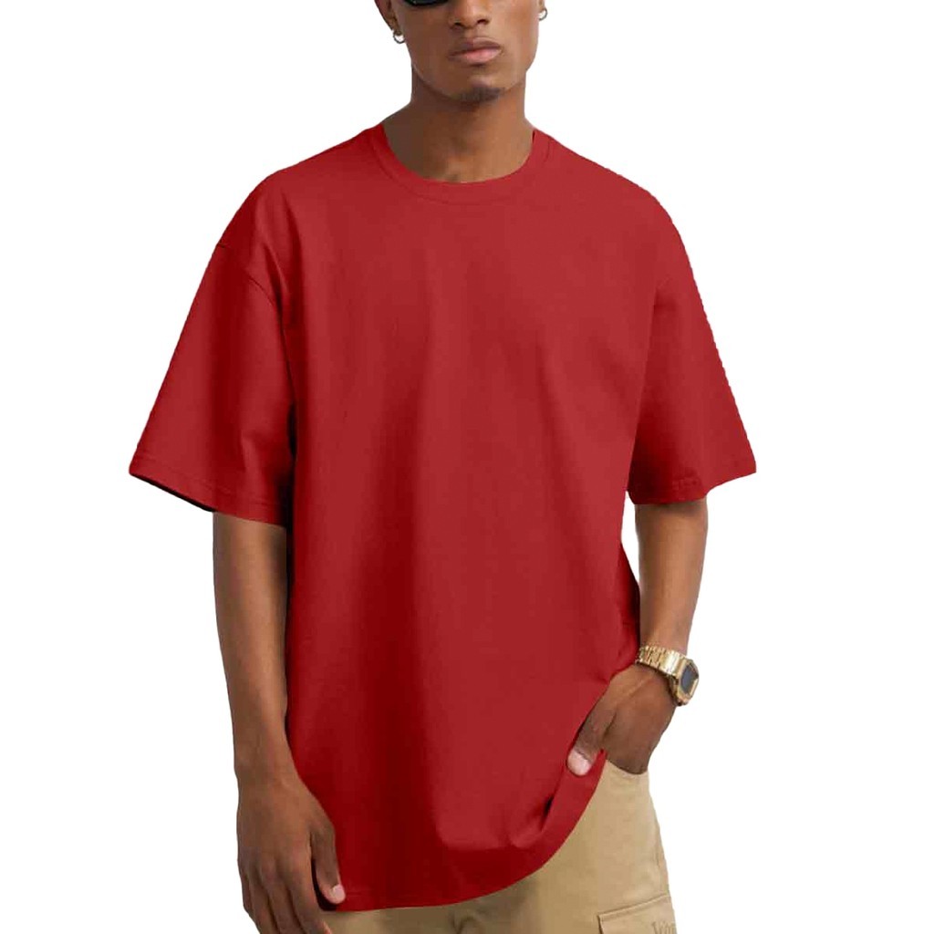 Camiseta Oversized Masculina Moderna Streetwear Camisa Sem Estampa Academia Esportiva Blusa T Shirt