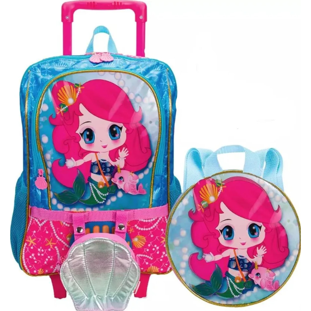 Kit Mochila Sereia Sestini: Onde Comprar | BuscaProdutos