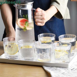 Garrafa De Água YISHENG , Jarra Transparente Acrílica Com Tampa De Madeira/Aço Inoxidável ...