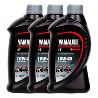KIT 3 OLEO YAMALUBE 4T 10W40 SEMI SINTÉTICO API SL em Oferta na Shopee