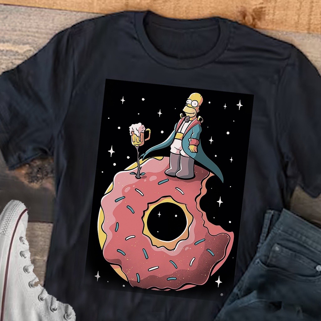 Camiseta Homer Simpson T-shirt unissex  camisa geek anime Camisa top