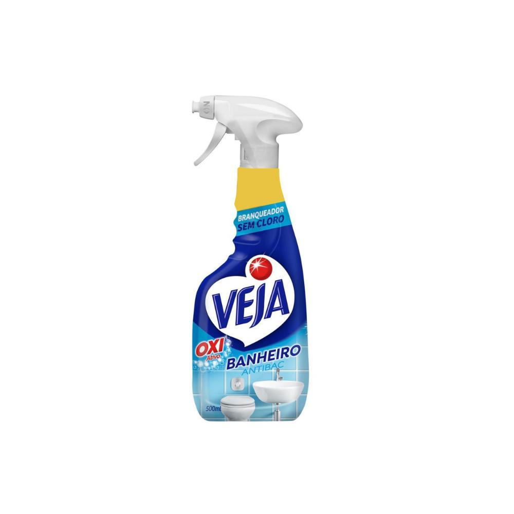 Limpador Spray Anti Bac Veja Banheiro Oxi 500ml - Home & Living