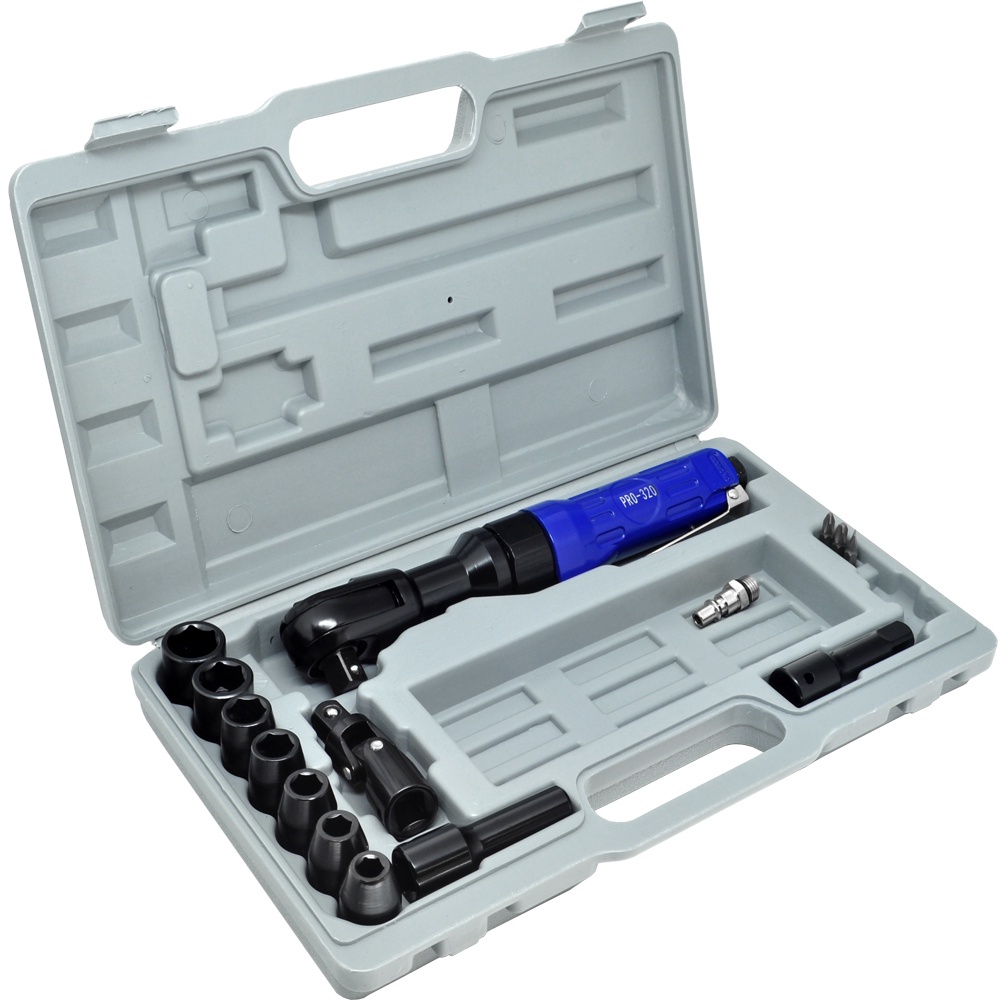 Chave Catraca Reversível Pneumática Soquete Bits Oficina Pdr