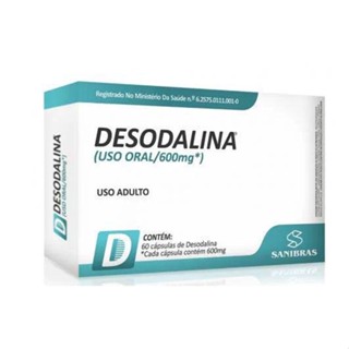 Desodalina 600mg - Sanibras - 60 cápsulas