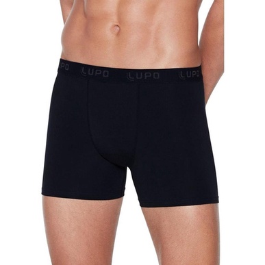 Cueca Boxer Lupo 615-002 Toque Suave Cós Elástico Algodão