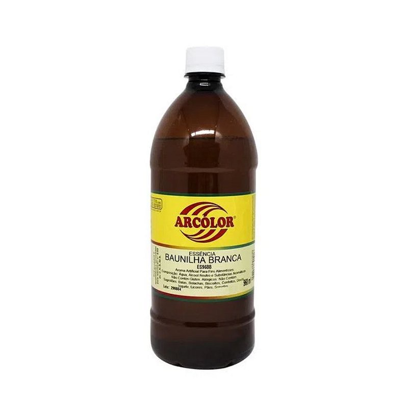 Essência Baunilha Branca 960 ml Arcolor - Food & Beverages