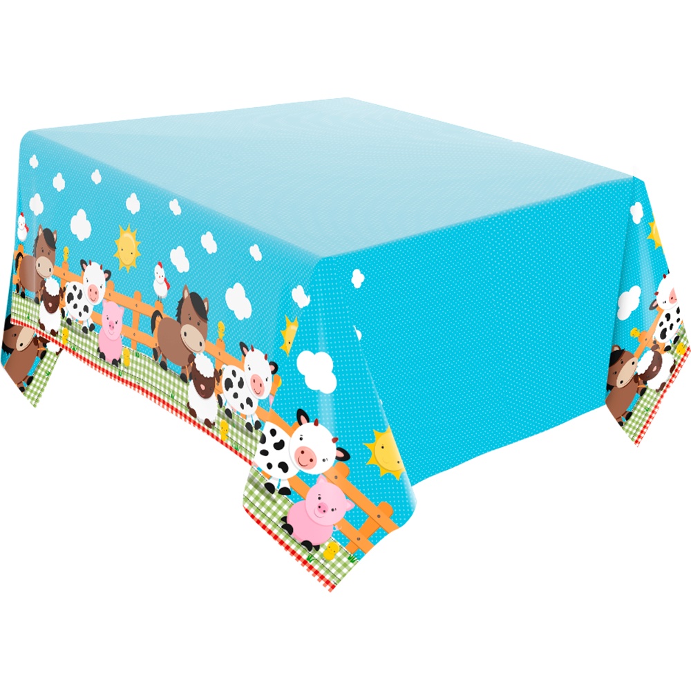 Toalha Papel 120X220 Cm Festa Fazendinha 01 Unidade - Regina - Rizzo Festas