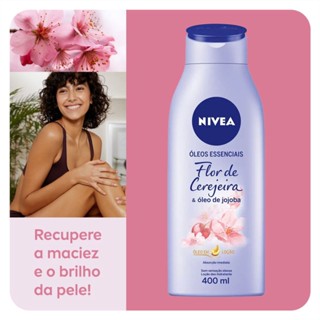 Creme Hidratante Corporal Nívea Flor De Cerejeira 400ml