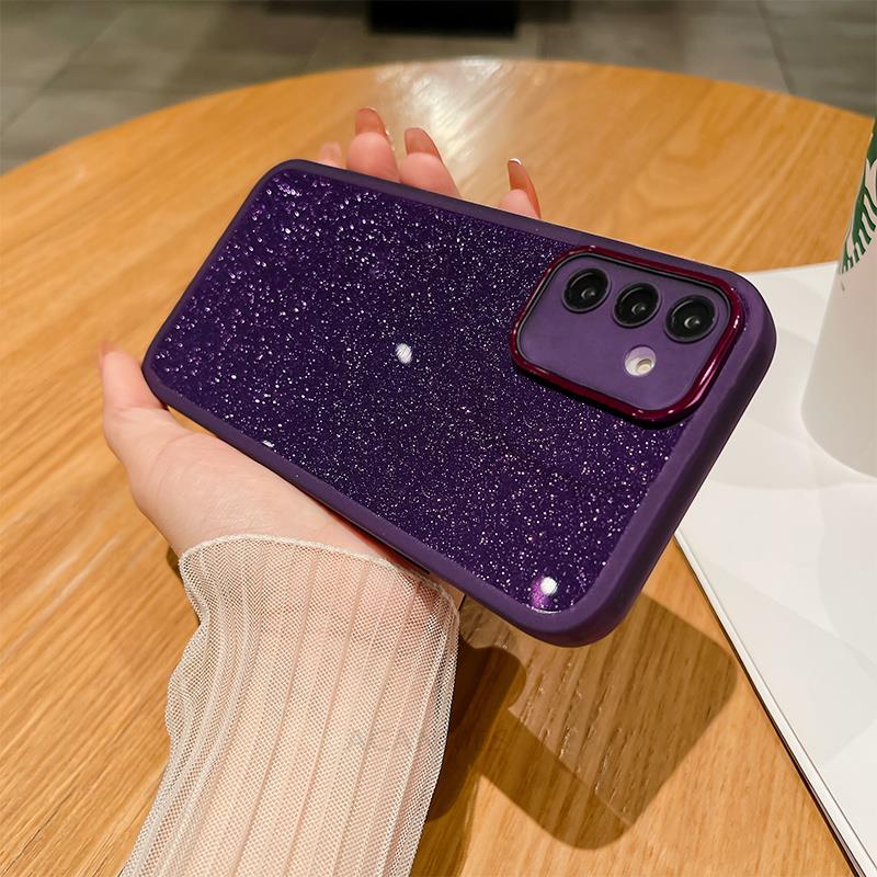A 34 Estojo Protetor Len Glitter Para Samsung Galaxy A34 A54 5G A21S A20S A10S A10S A12 A13 A14 A750 A23 A01 A02 A03 A04 Capa De Silicone