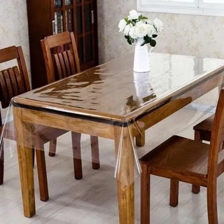 Toalha de Mesa Plástico Transparente 1,80x1,80 Gramatura 0,15mm em Oferta na Shopee
