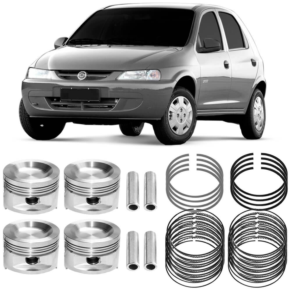 Kit Pistão Anel Std Celta Corsa 1.0 8v 1996 A 2006 Gasolina em Oferta na Shopee