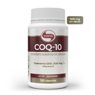 Coenzima Q10 120 Cápsulas com Vitamina E (200mg p/ porção) Vitafor