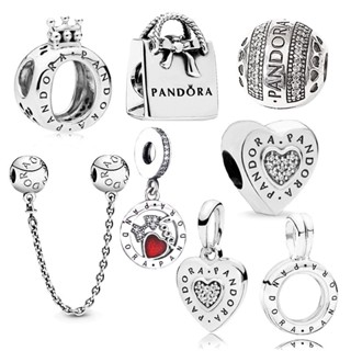 S925 Bracelete Pan Charos De Prata Pulseira Berloque Pingente Charme Encanto