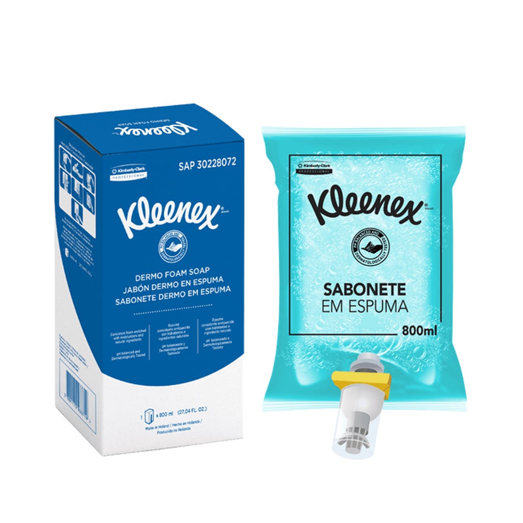 Sabonete Espuma Kleenex - 800ml