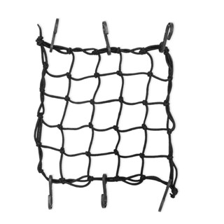 Rede Elástica Aranha Capacete Bagageiro 35 X 35cm Preto