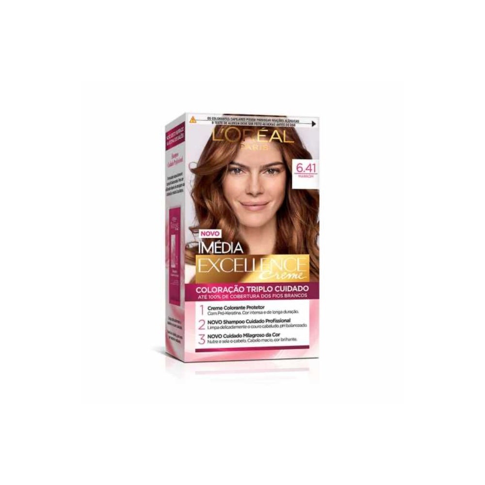 Tintura Imédia 6.41 Marrom em Oferta na Shopee