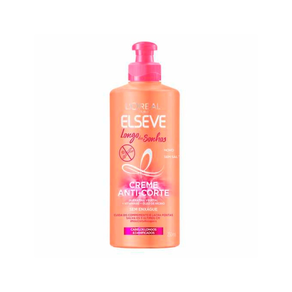 Creme Para Pentear Elseve Dream Long 250Ml em Oferta na Shopee