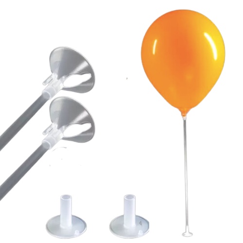 Suporte para Balão Individual 35 cm base adesiva - 10 un