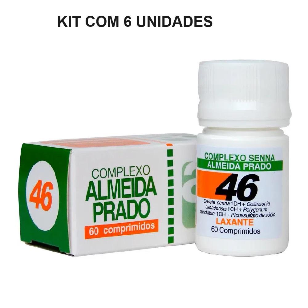 Kit Complexo Homeopático Almeida Prado 46 C/ 6Un De 60 Comp