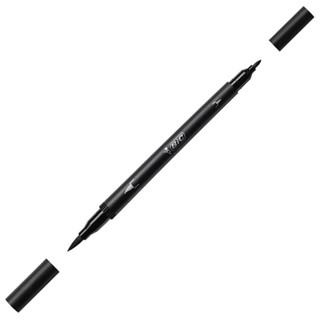 Caneta hidrográfica Dual Tip Intensity Preta Bic