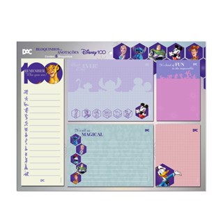 Bloco de Anotações Disney 100 Anos DAC
