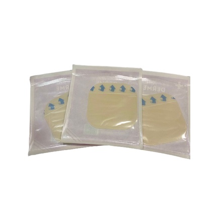 Kit C/3 Curativos Hidrocóloide Extra Fino 10 x 10cm - Vital Derme