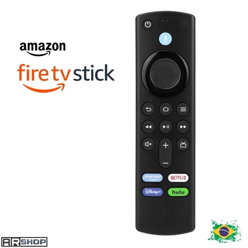 Controle Remoto Fire TV Stick Lite/Fire TV Stick/Fire TV Cubo/Amazon