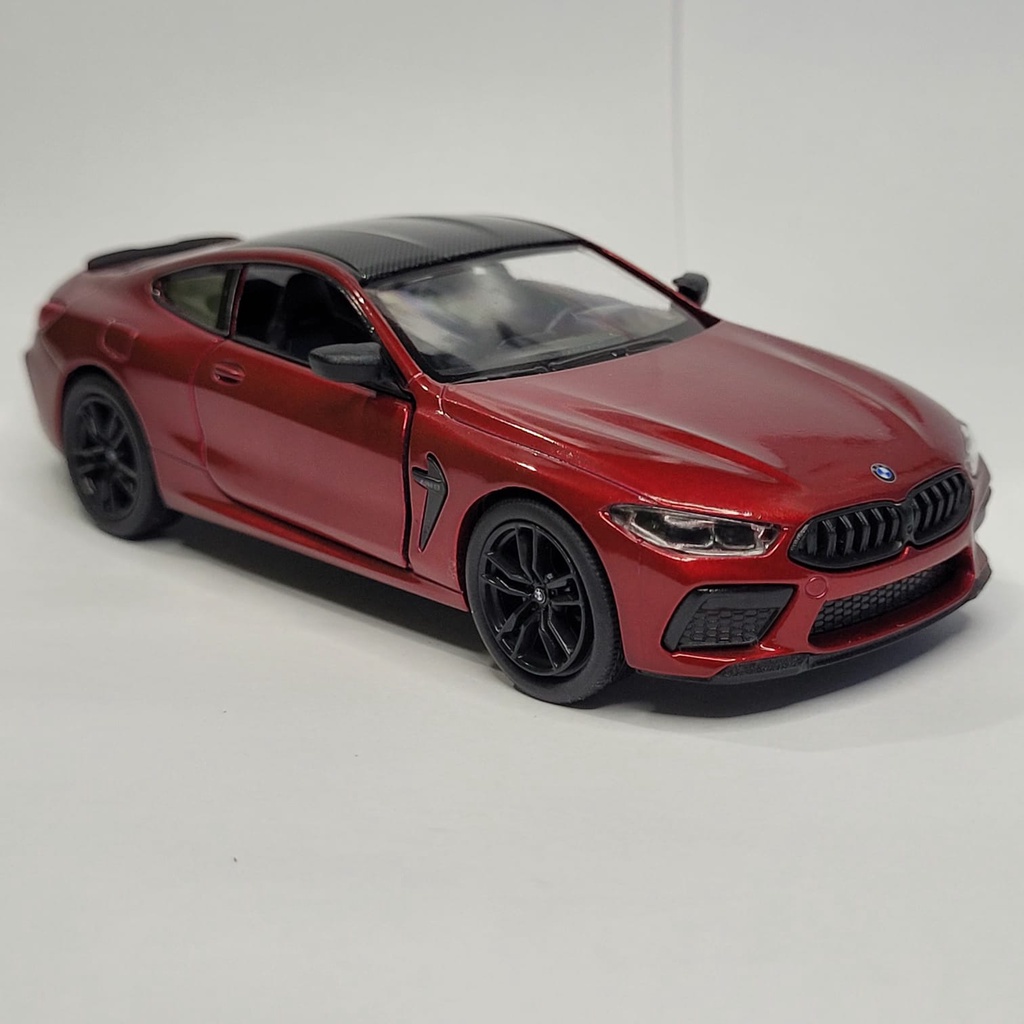 Miniatura Carrinho de Ferro BMW M8 Coupé Esportivo Coleção
