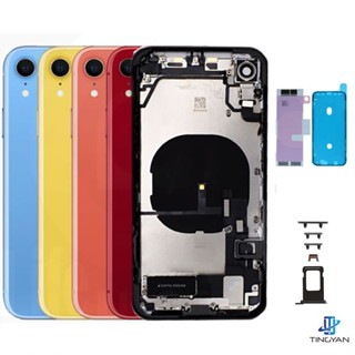 Corpo Traseiro Completo Para iPhone XR Carcaça De Bateria De Vidro E O Modelo A1984 , A2105 , A2106 , A2107 Grau A
