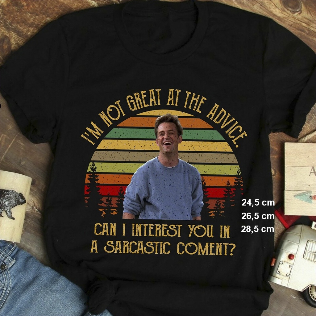 Chandler Bing Camiseta Série Friends 100% Algodão
