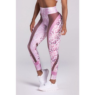Calça Legging Academia estampa localizada Luna- ONEFITNESS