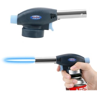 Maçarico Portátil Com Acend. Automático Culinário Multiuso